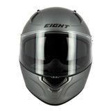 Casque intégral S443 Aero gris mat — vue de face