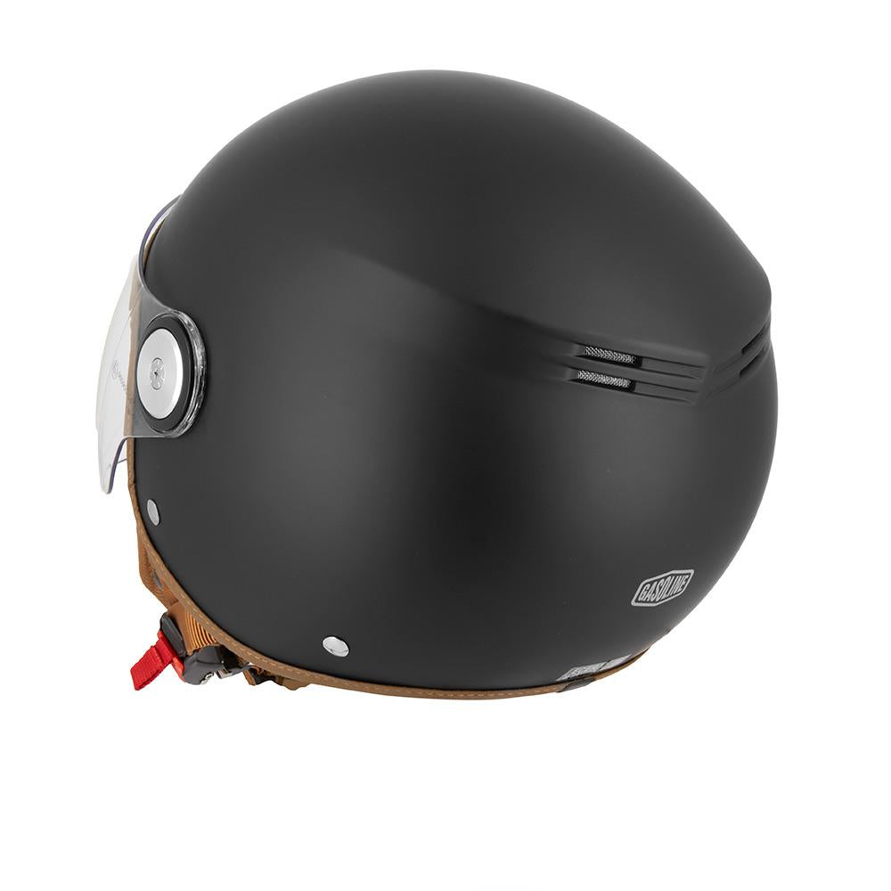 Casque Jet Gasoline S100 Octane — Noir Mat