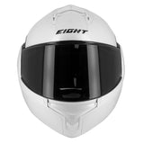 Casque Flip - Up FlipTech EIGHT – Blanc Brillant | ECE 22.06 Jet & Intégral - LE PRATIQUE DU MOTARD
