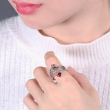 Bague femme acier inoxydable - Love and Bones™ - LE PRATIQUE DU MOTARD
