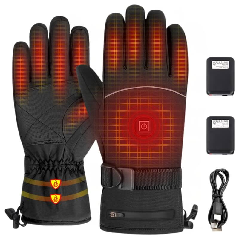 Gants Chauffants hiver Étanches et Tactiles | BIKIN™ HeatGloves - LE PRATIQUE DU MOTARD