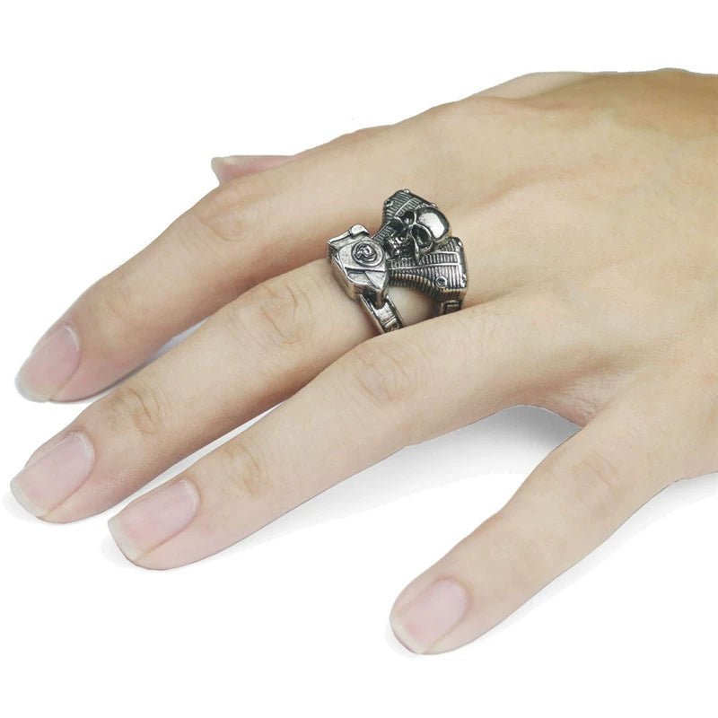 Bague en acier - Live to Ride - LE PRATIQUE DU MOTARD