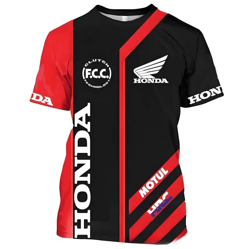 T-shirt Honda HRC Racing – Look Dynamique et Performant - LE PRATIQUE DU MOTARD