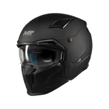 CASQUE TRIAL MT STREETFIGHTER PURE A1 MATT - LE PRATIQUE DU MOTARD