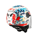 Casque Jet Enfant MT Lite Crew Graphic — ECE 22.06 Passager Scooter - LE PRATIQUE DU MOTARD