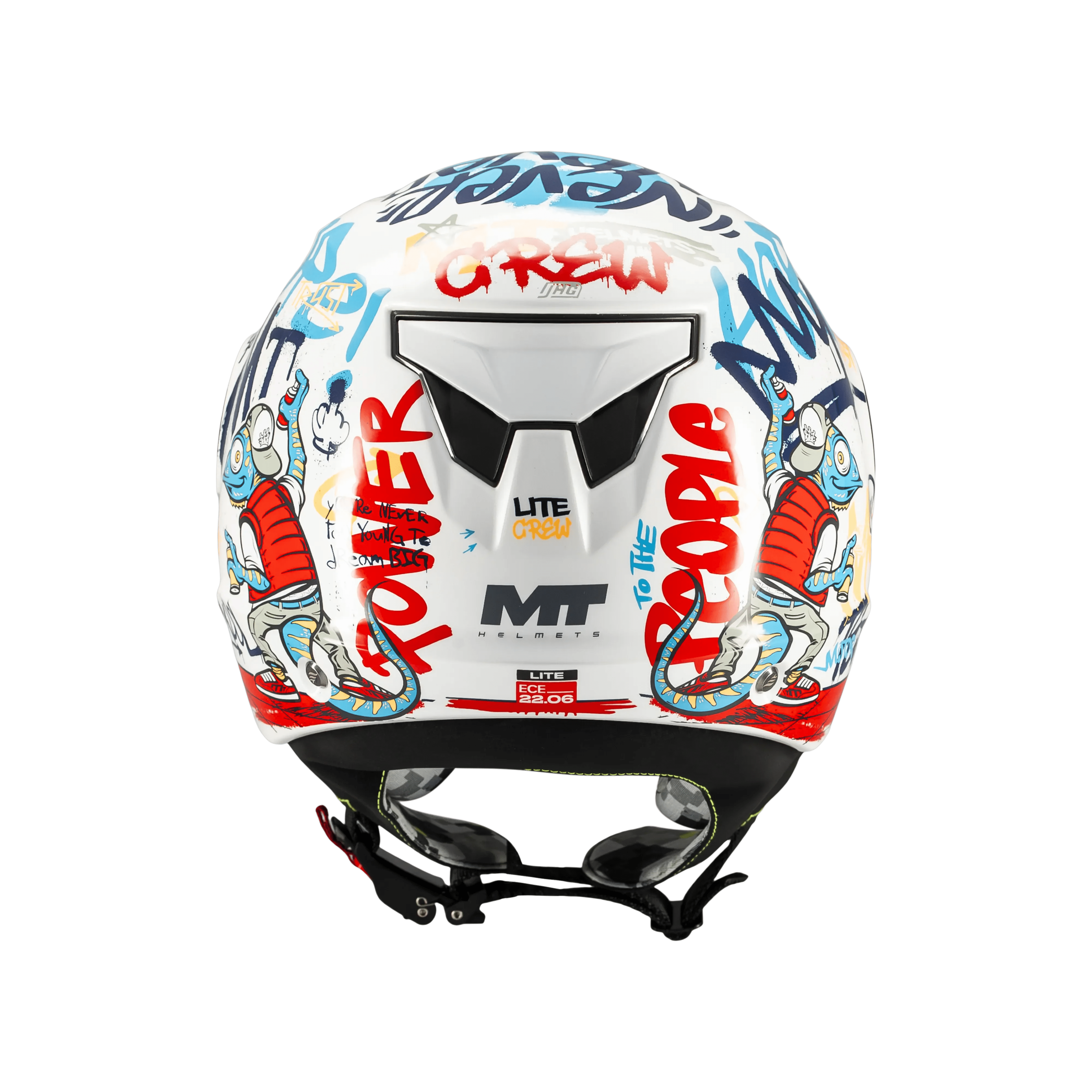 Casque Jet Enfant MT Lite Crew Graphic — ECE 22.06 Passager Scooter - LE PRATIQUE DU MOTARD