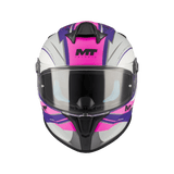 Casque Intégral Femme MT Targo S Outside Rose/Violet — ECE 22.06 - LE PRATIQUE DU MOTARD