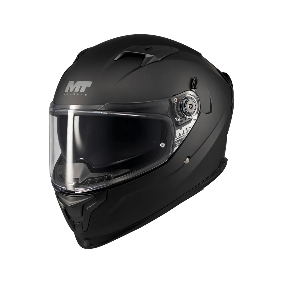 Matte Black Full Face Motorcycle Helmet