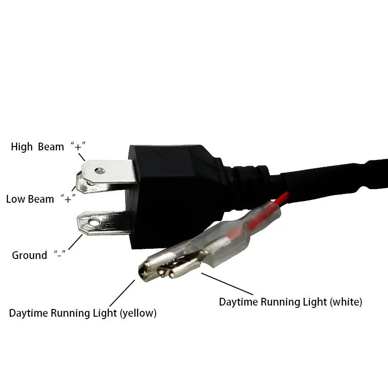 Phare rond moto LED avec clignotant 7.5 " - LE PRATIQUE DU MOTARD