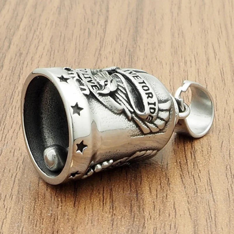 Guardian Bell® "Live to Ride" – La Cloche Porte - Bonheur (Acier Inoxydable) - LE PRATIQUE DU MOTARD