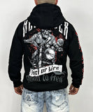 Veste Zippée "Hellrider" – Édition Heavyweight 340g (Broderie Premium) - LE PRATIQUE DU MOTARD