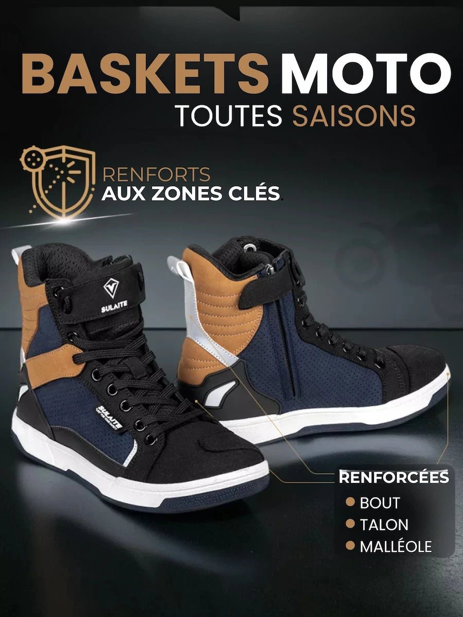 Chaussure montante moto | City Rider™ - LE PRATIQUE DU MOTARD