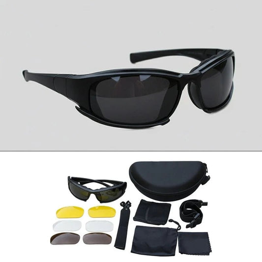 Motorradbrille mit austauschbarer Nachtlinse