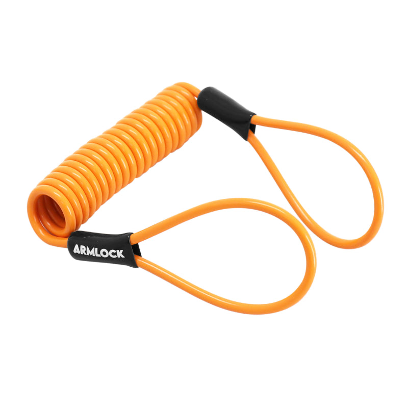 Antivol U / Bloque Disque Armlock Ck5 Noir/Orange Mini 52X65Mm Diam 16Mm Avec Cordon De Rappel Orange (Classe Sra) (3 Cles)