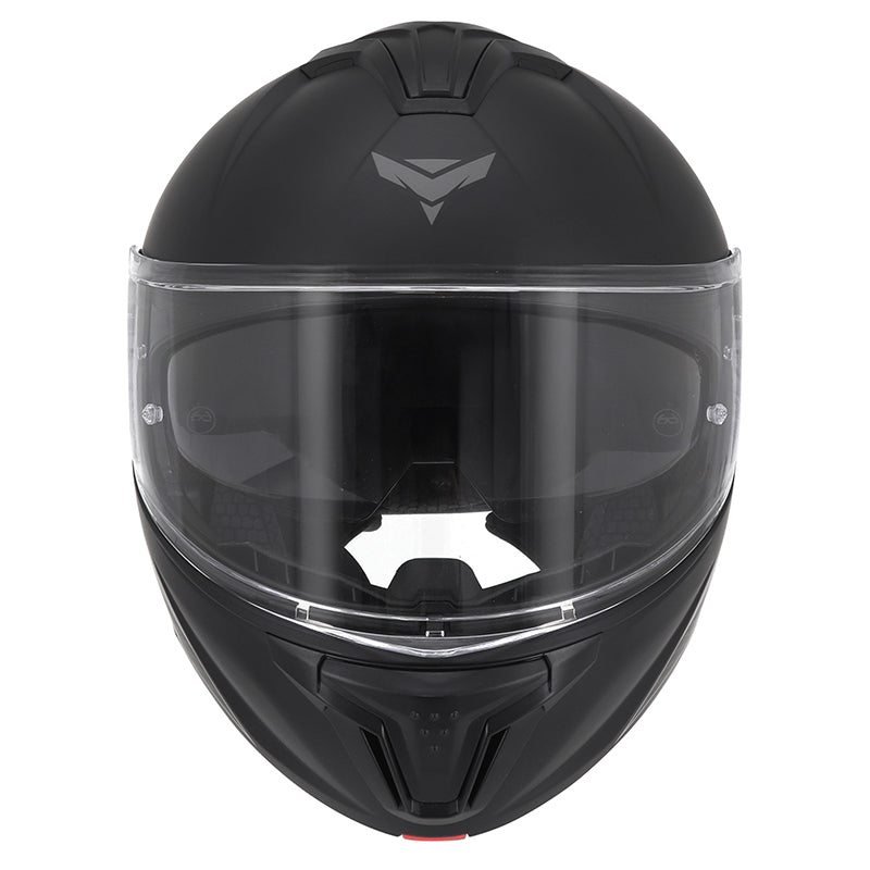 Casque modulable ADX AM600 Noir Mat — vue de face