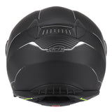 Casque modulable ADX AM600 Noir Mat — vue arrière