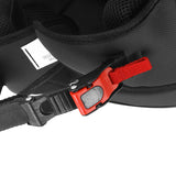Casque jet ADX AJ050 Noir Brillant — boucle micrométrique