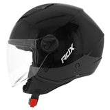 Casque jet ADX AJ050 Noir Brillant — profil
