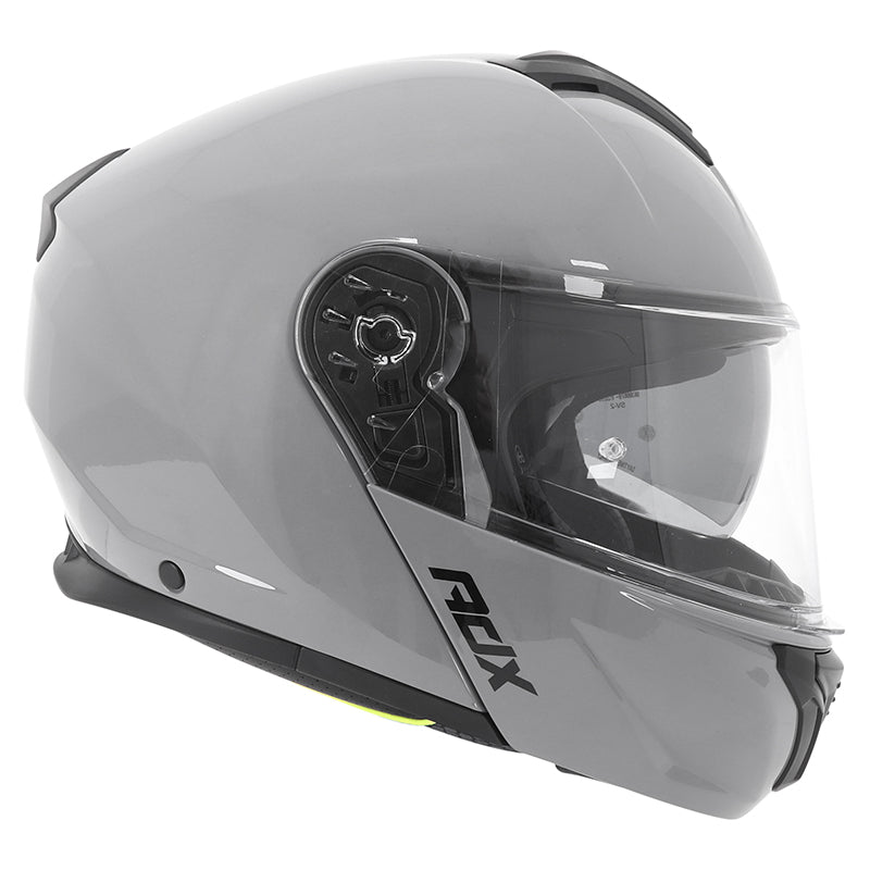 Casque modulable ADX AM600 Gris Brillant — profil côté droit