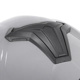 Casque modulable ADX AM600 Gris Brillant — détail du dessus de la coque