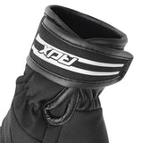 Gants moto hiver Zephyr Noir — gros plan de la patte du poignet