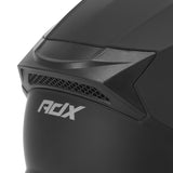 Casque intégral ADX AI450 Noir Mat — détail arrière de la coque