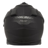Casque cross/trail ADX AC900 Noir/Argent Mat — vue arrière