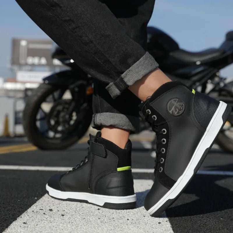Basket Moto homme été - Noir / Gris - LE PRATIQUE DU MOTARD