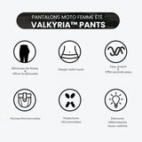 Pantalons Femme Été avec protection CE2 | VALKYRIA™ PANTS - LE PRATIQUE DU MOTARD