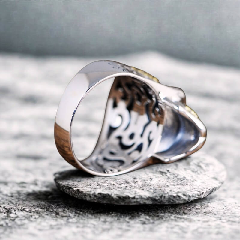 Bague Tête de Mort Argent 925 - Chevalière Motard Biker Homme - LE PRATIQUE DU MOTARD