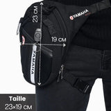 Sacoche de Jambe Moto style Yamaha - Design Ergonomique pour Motards - LE PRATIQUE DU MOTARD