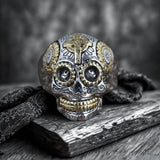 Bague Tête de Mort Argent 925 - Chevalière Motard Biker Homme - LE PRATIQUE DU MOTARD