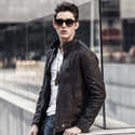 Veste En Cuir Biker Pour Homme - Perfecto Style Moto - Blouson Aviateur En Cuir - Taille S à 5XL - 10