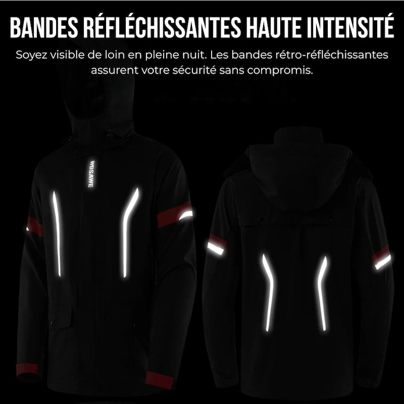 Tenue de Pluie Moto Intégrale | R - DEFENDER™ - LE PRATIQUE DU MOTARD
