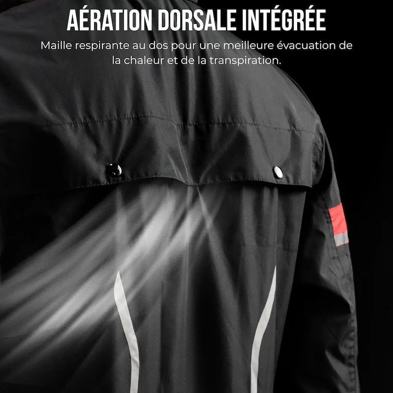 Tenue de Pluie Moto Intégrale | R - DEFENDER™ - LE PRATIQUE DU MOTARD