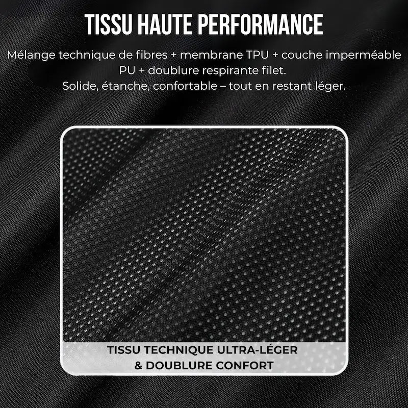 Tenue de Pluie Moto Intégrale | R - DEFENDER™ - LE PRATIQUE DU MOTARD