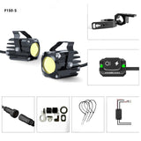 Phare moto LED stroboscopique| LUMITECH F150-S - LE PRATIQUE DU MOTARD