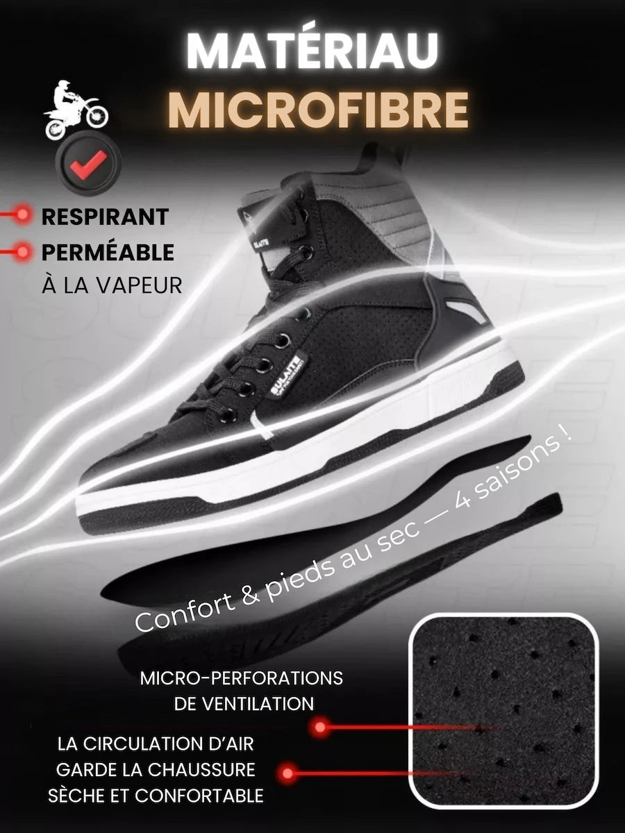 Chaussure montante moto | City Rider™ - LE PRATIQUE DU MOTARD