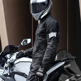 Blouson moto été Noir avec Dorsale - LE PRATIQUE DU MOTARD