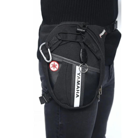 Sacoche de Jambe Moto style Yamaha - Design Ergonomique pour Motards - LE PRATIQUE DU MOTARD