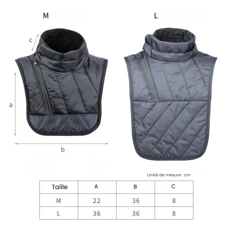 Tour de cou plastron moto | Bloque le vent. Garde la chaleur. - LE PRATIQUE DU MOTARD