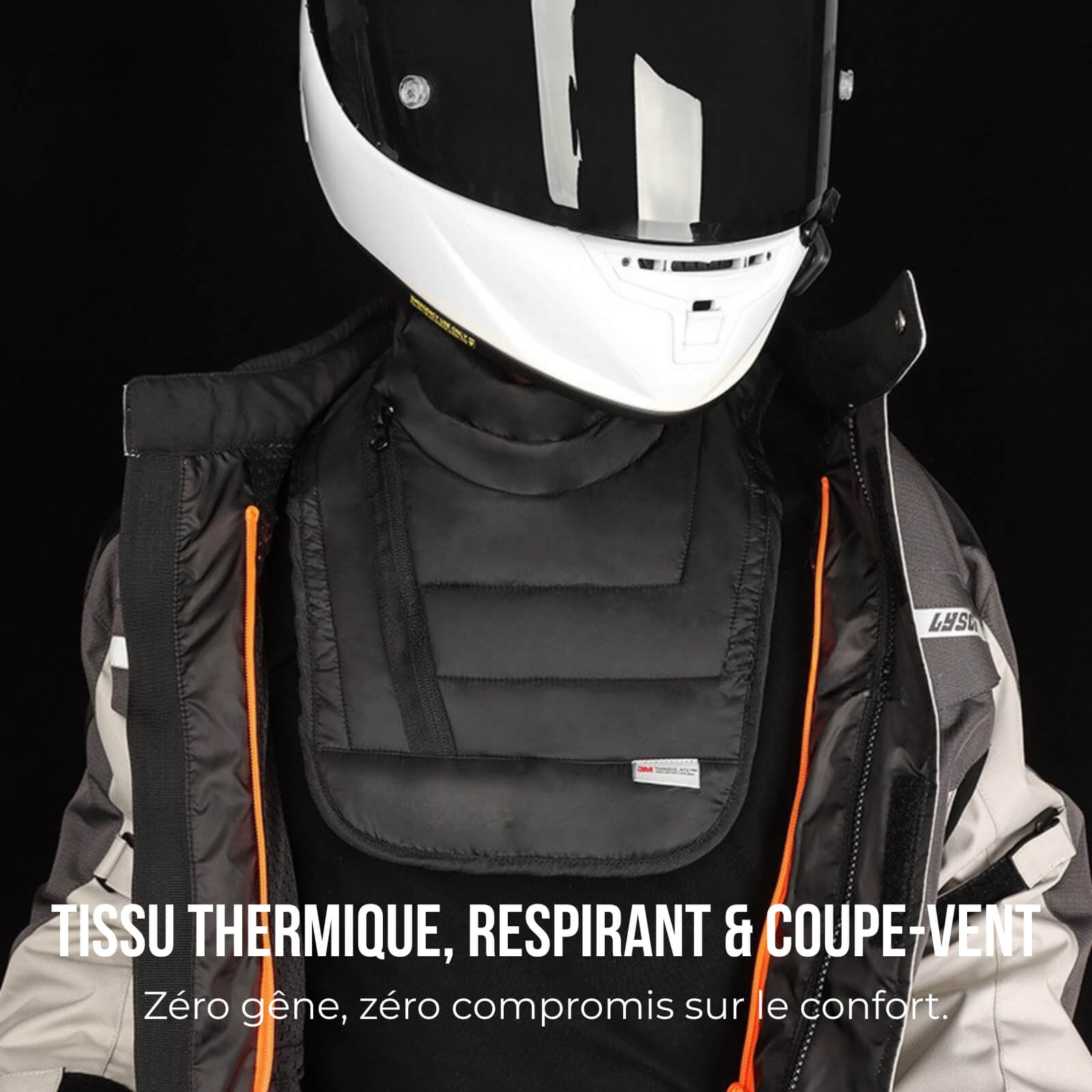 Tour de cou plastron moto | Bloque le vent. Garde la chaleur. - LE PRATIQUE DU MOTARD