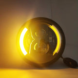 Phare rond moto LED avec clignotant 7.5 " - LE PRATIQUE DU MOTARD
