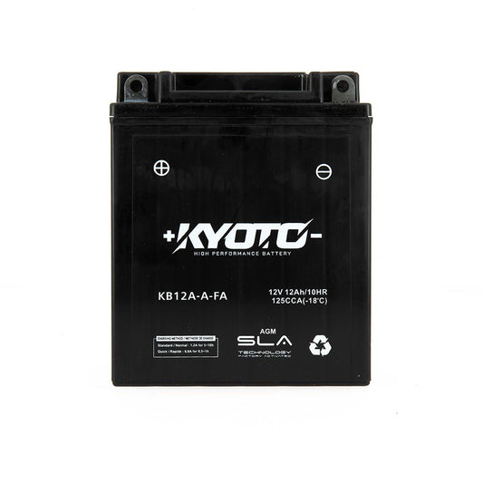 Batterie Moto Kyoto YB12A-A — AGM 12V Sans Entretien