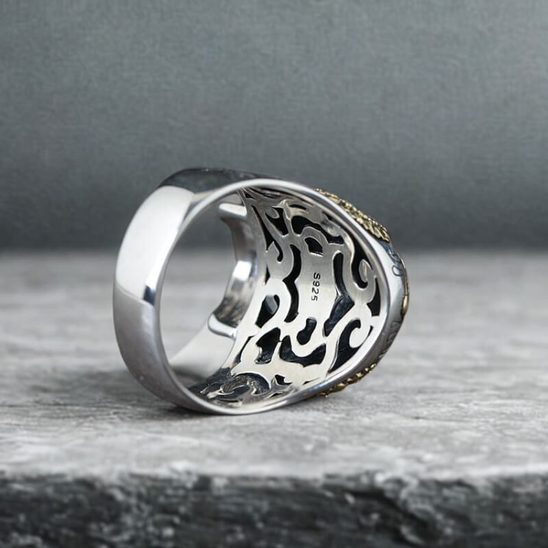 Bague Tête de Mort Argent 925 - Chevalière Motard Biker Homme - LE PRATIQUE DU MOTARD