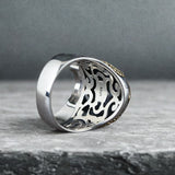 Bague Tête de Mort Argent 925 - Chevalière Motard Biker Homme - LE PRATIQUE DU MOTARD