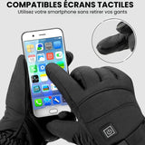 Gants Chauffants hiver Étanches et Tactiles | BIKIN™ HeatGloves - LE PRATIQUE DU MOTARD