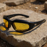 Lunette de moto avec verre de nuit interchangeable - LE PRATIQUE DU MOTARD
