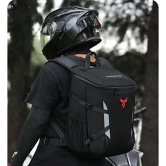 Sac à dos moto étanche 24/28L | MC - 0137 – Ergonomique, Grande Capacité et Sécurité Réfléchissante - LE PRATIQUE DU MOTARD