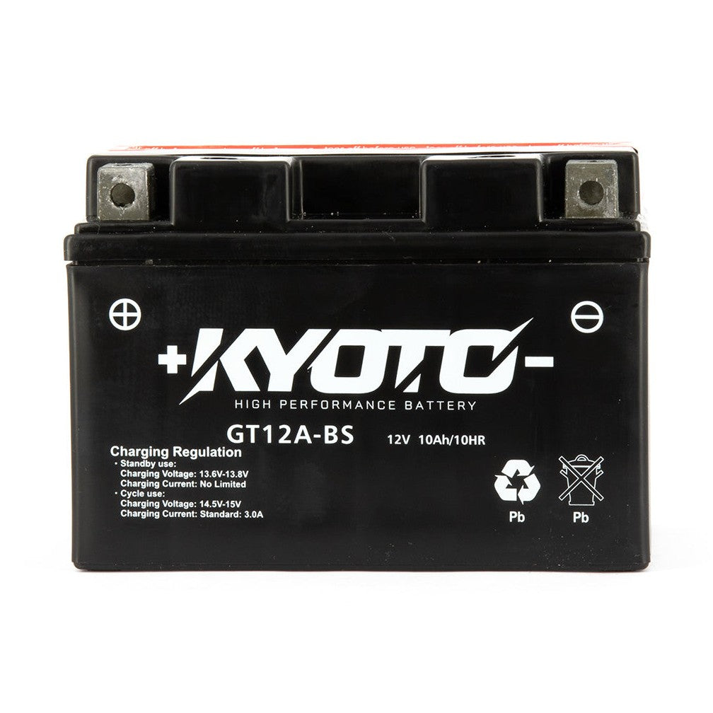 Batterie Moto Kyoto YT12A-BS — AGM 12V Sans Entretien